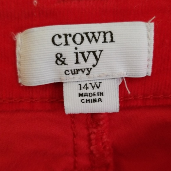 *NEW* Crown & Ivy Curvy Skinny Pants - Picture 3 of 6